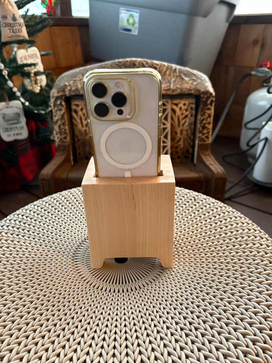 Handcrafted Wooden Passive Cell Phone Amplifier - No Power Needed Acoustic Speaker
